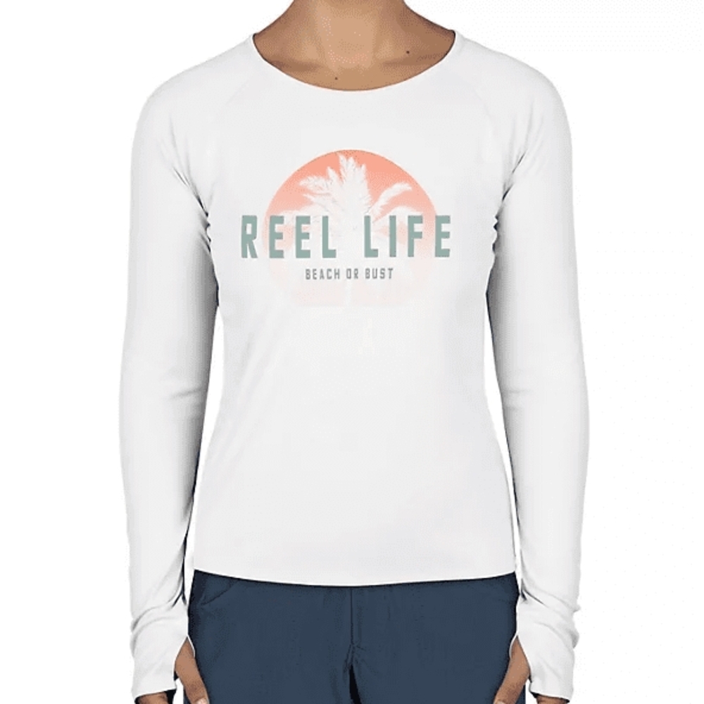Women's White Long Sleeve Top